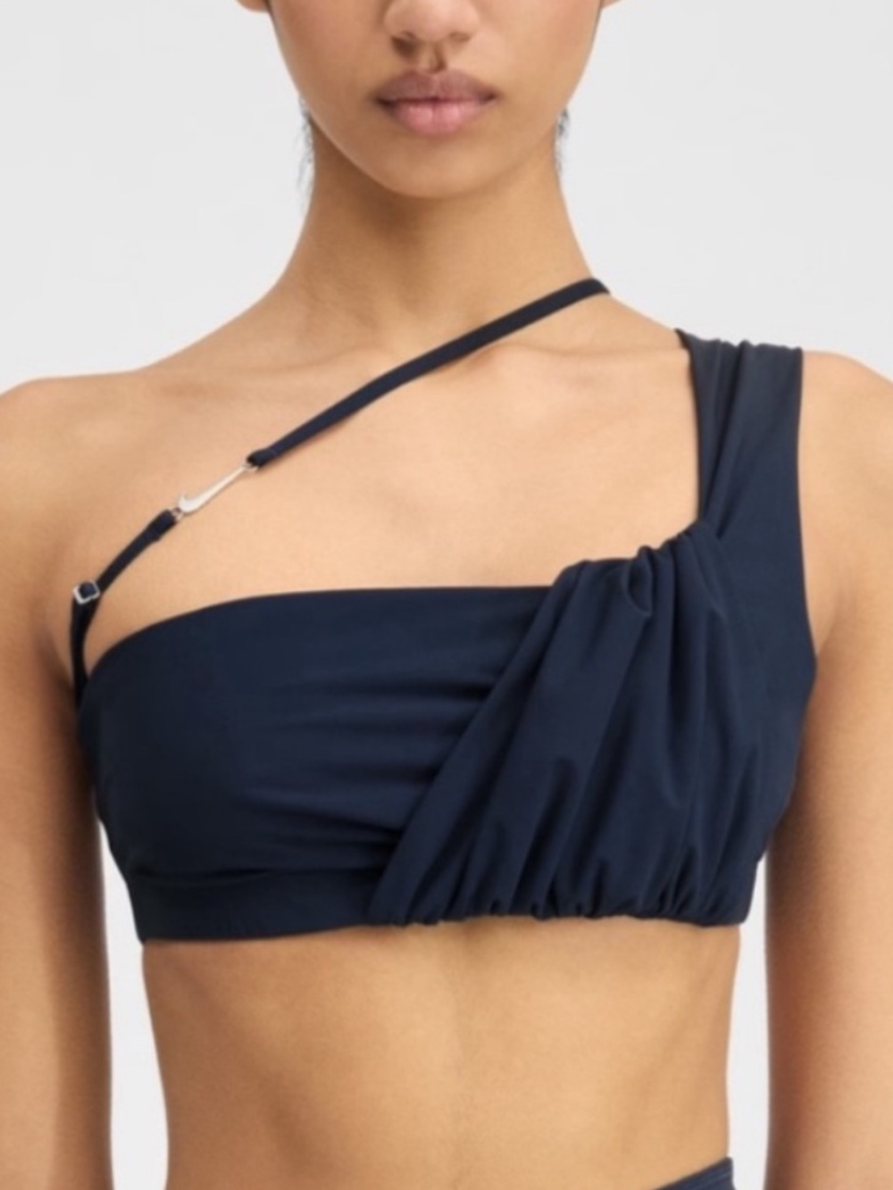 Rare JACQUEMUS X Nike La Brassière Drapée Sports Bra - Dark Pink